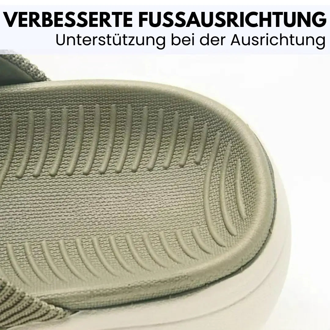 Orthocomfort - patentierte, orthopädische Sandalen für Schmerzlinderung