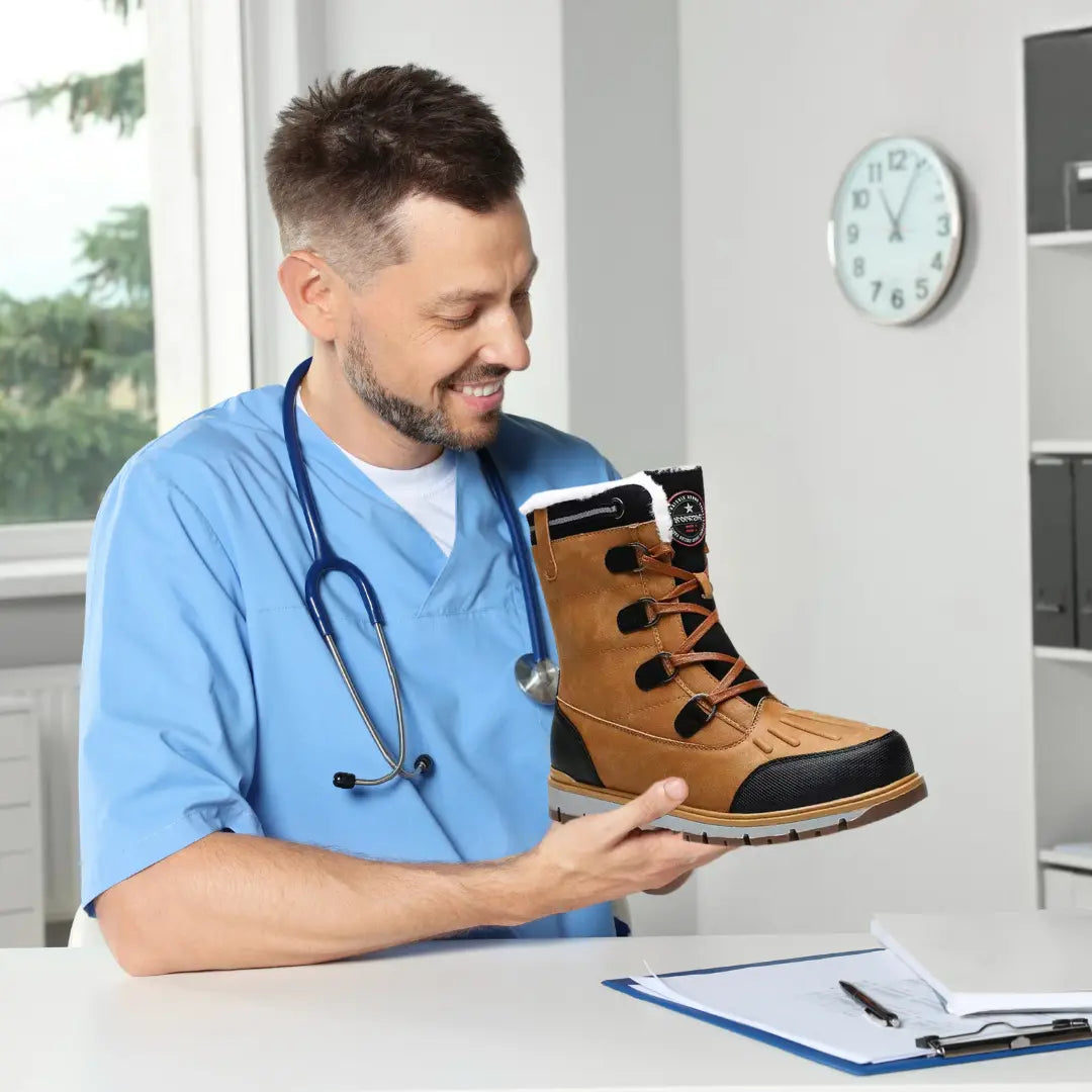 OrthoBoot Pro - schmerzlindernde, wasserdichte, isolierte Stiefel für Herbst und Winter