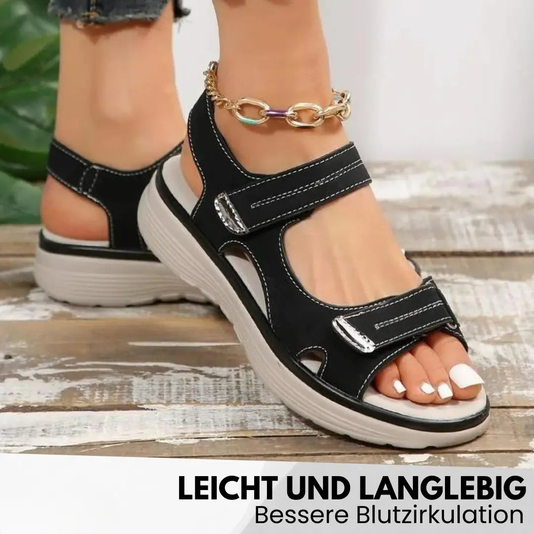 OrthoKlara - ergonomische, schmerzlindernde & rutschfeste Sandalen für Damen - Sonderaktion 1+1 Gratis