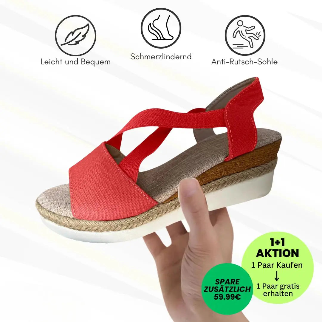 OrthoStella - ergonomische schmerzlindernde Sandalen für Damen - Sonderaktion 1+1 Gratis
