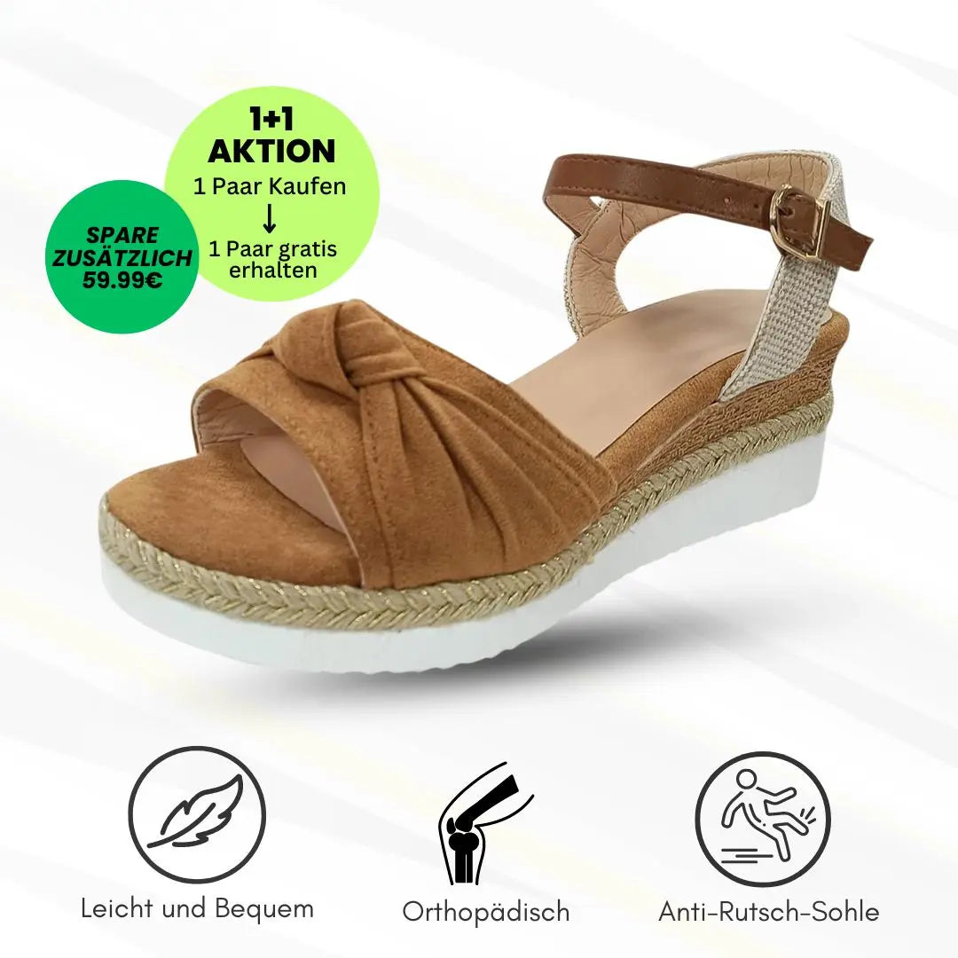 OrthoLuna - orthopädische schmerzlindernde Sandalen für mehr Komfort - Sonderaktion 1+1 Gratis