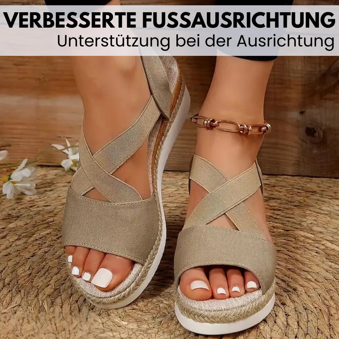 OrthoStella - ergonomische schmerzlindernde Sandalen für Damen - Sonderaktion 1+1 Gratis