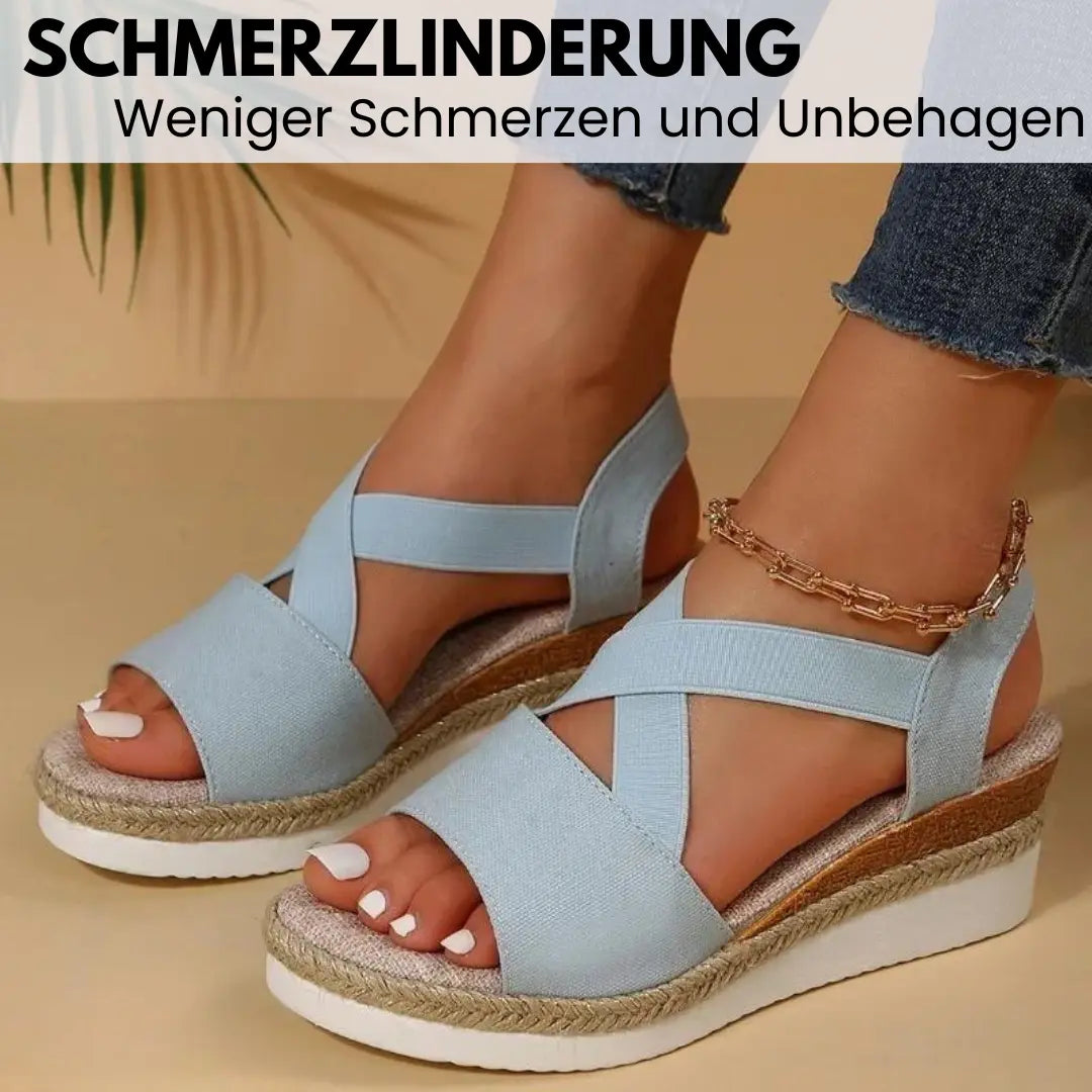 OrthoStella - ergonomische schmerzlindernde Sandalen für Damen - Sonderaktion 1+1 Gratis
