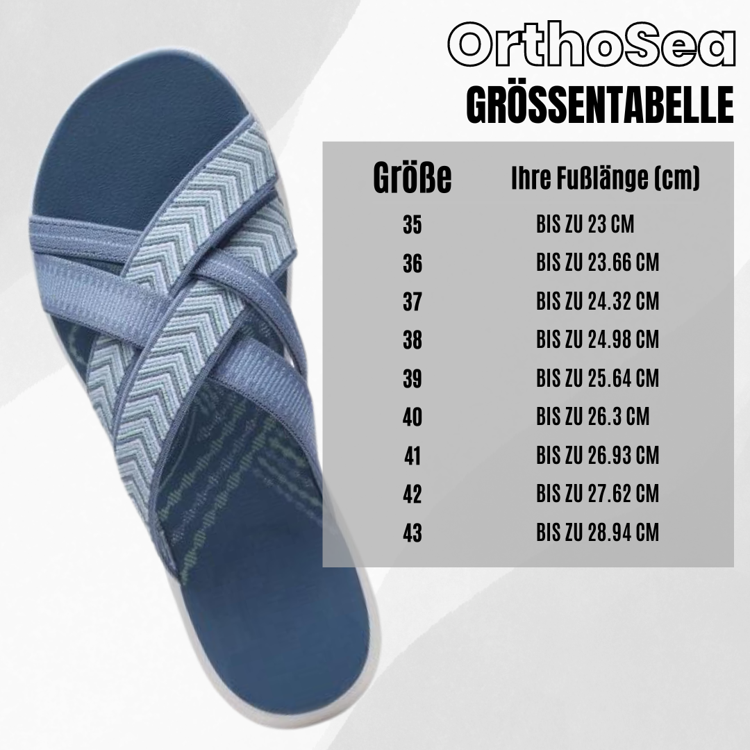 OrthoSea - ergonomische schmerzlindernde Sandalen für Damen