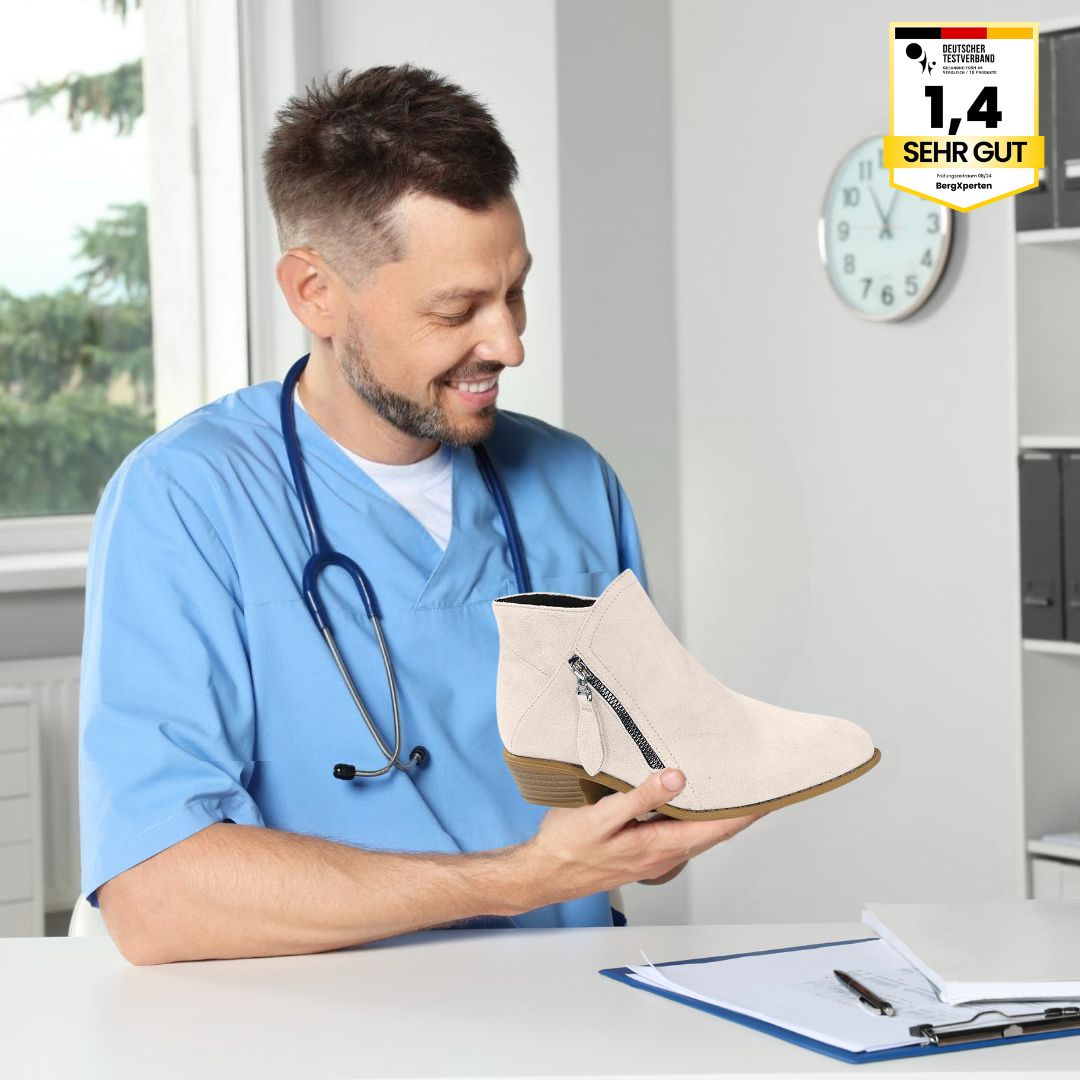 OrthoStef – Ergonomische Schmerzlinderungs-Stiefeletten mit ergonomischer Unterstützung