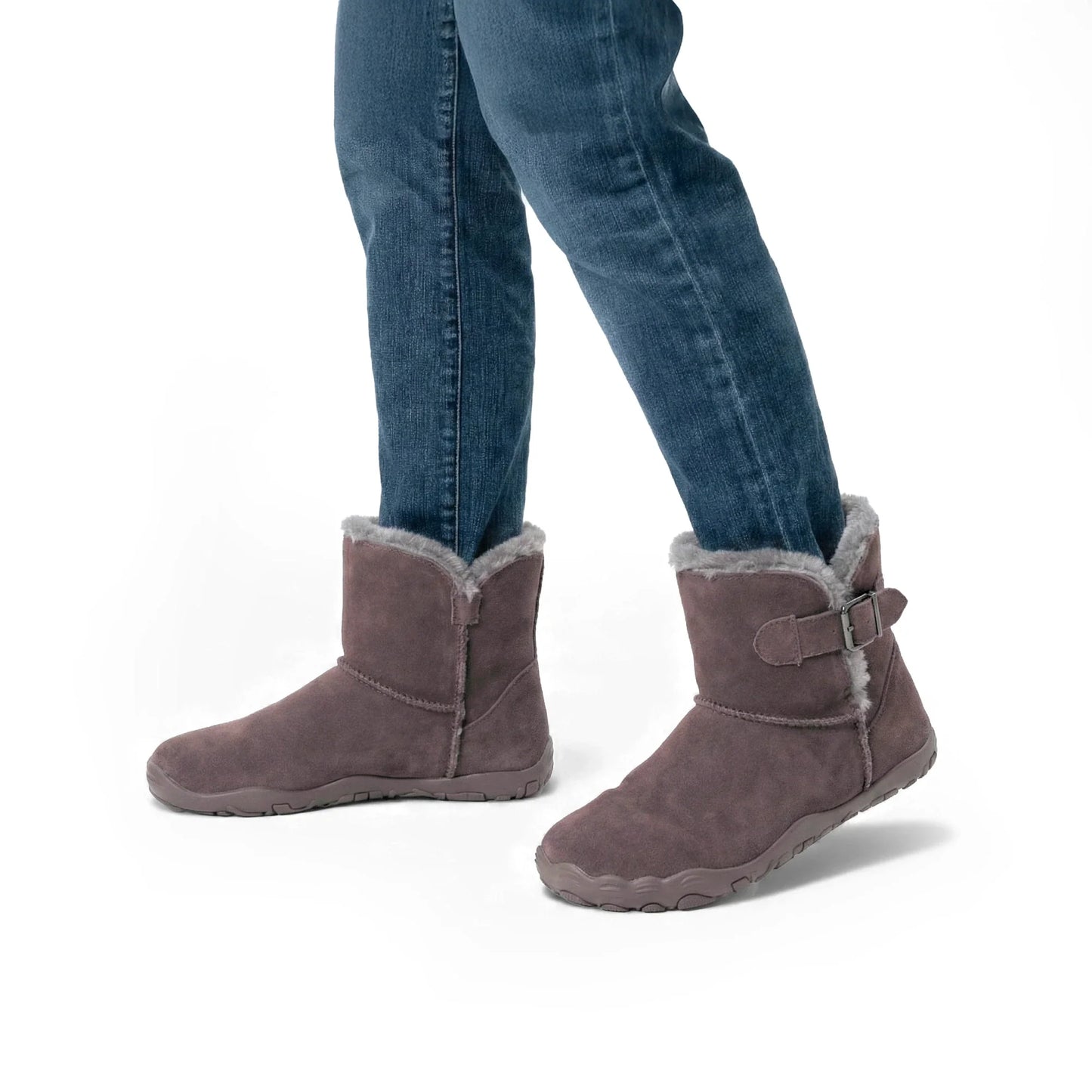 Cozies – Damen Barfußschuhe mit Fellfutter & ergonomischem Design