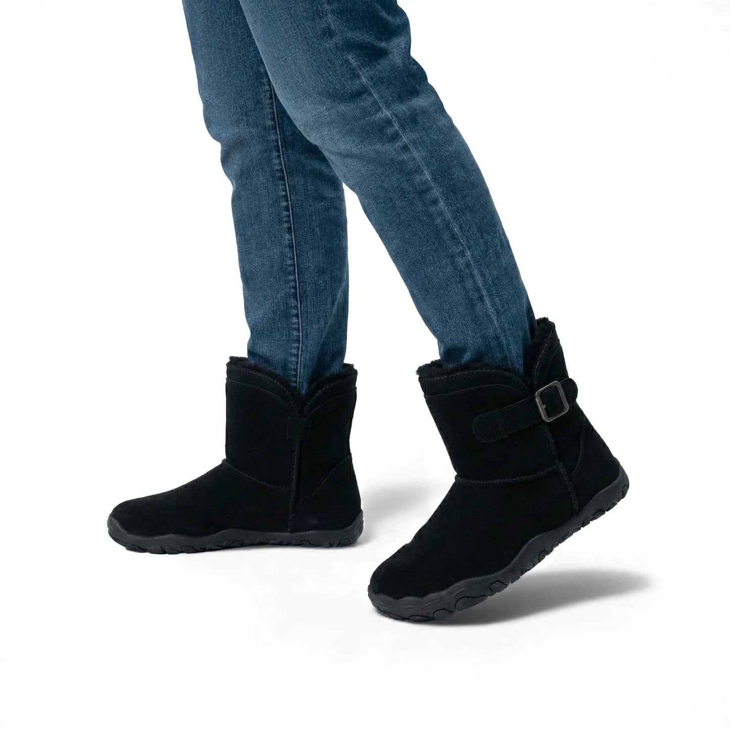 Cozies – Damen Barfußschuhe mit Fellfutter & ergonomischem Design