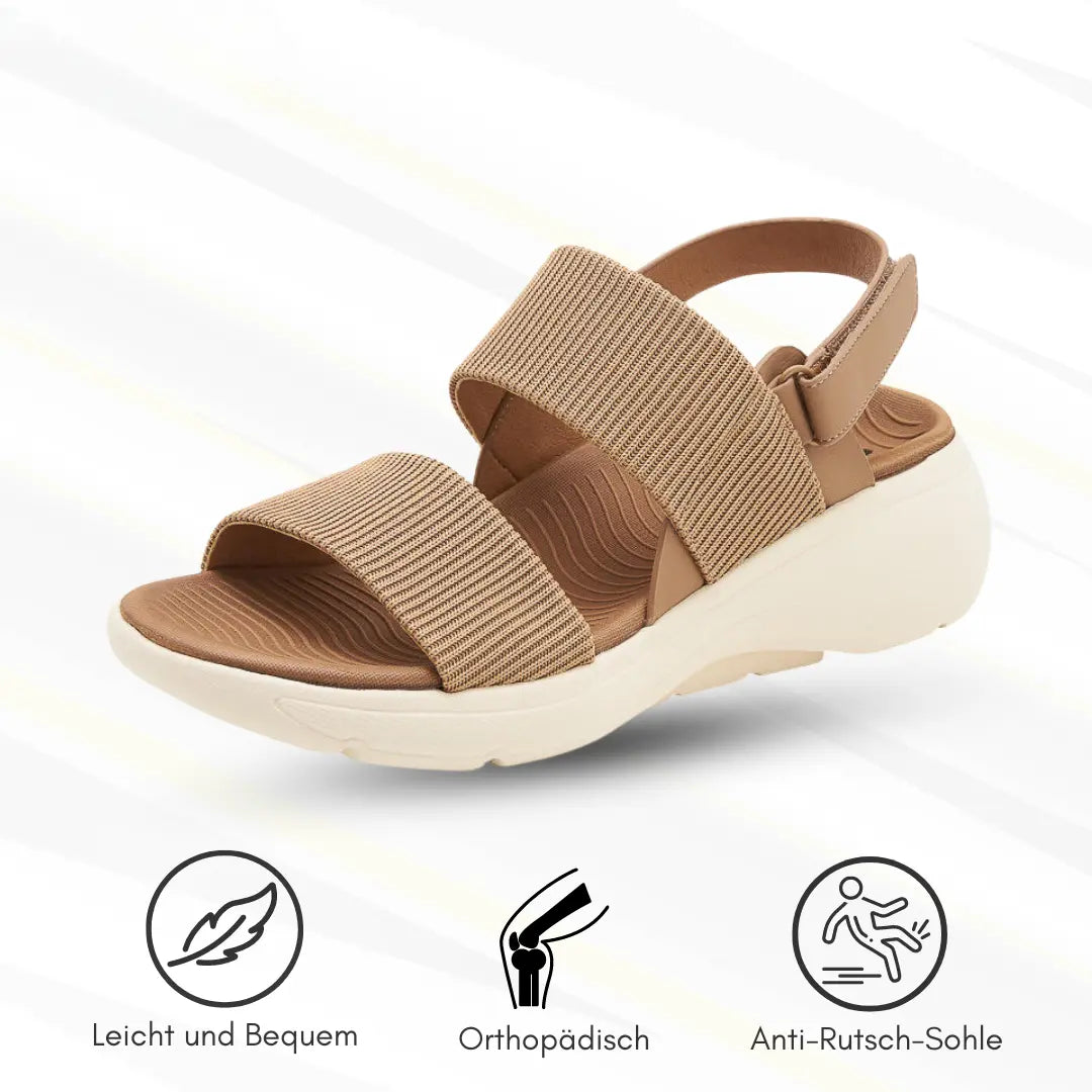 OrthoRina - Orthopädische Sandalen mit Fersenpolsterung für maximalen Tragekomfork