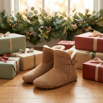 Cozies – Damen Barfußschuhe mit Fellfutter & ergonomischem Design