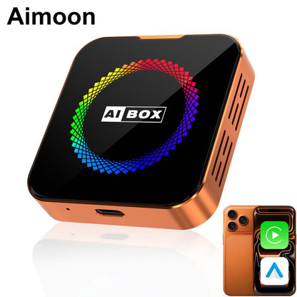 Aimoon Orange AI Cube Pro Max – Wireless CarPlay &amp; Android Auto AI Box