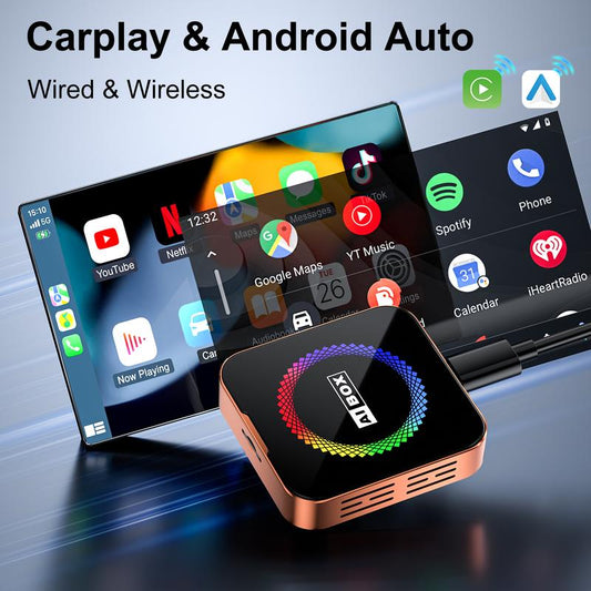 Aimoon Orange AI Cube Pro Max – Wireless CarPlay &amp; Android Auto AI Box