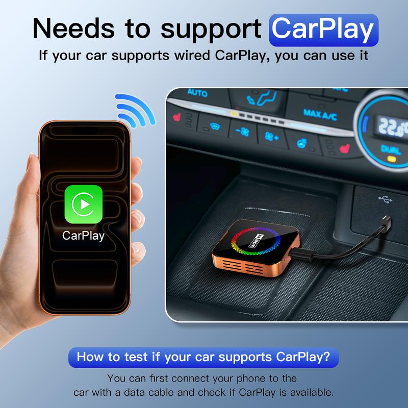 Aimoon Orange AI Cube Pro Max – Wireless CarPlay &amp; Android Auto AI Box