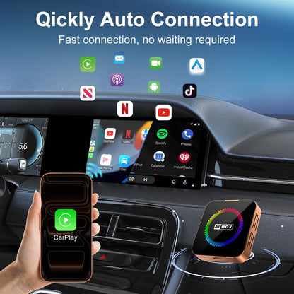 Aimoon Orange AI Cube Pro Max – Wireless CarPlay &amp; Android Auto AI Box