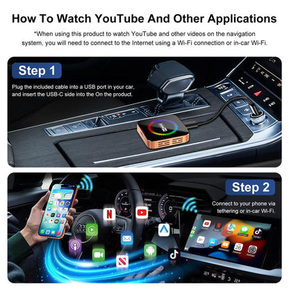 Aimoon Orange AI Cube Pro Max – Wireless CarPlay &amp; Android Auto AI Box
