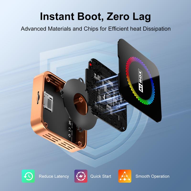 Aimoon Orange AI Cube Pro Max – Wireless CarPlay &amp; Android Auto AI Box